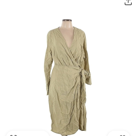 H&M Long Sleeve Wrap Dress - Picture 1 of 4
